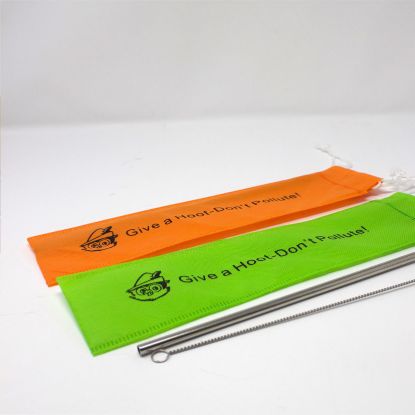 Picture of Woodsy Owl Reusable Stainless Steel Straws