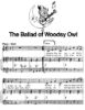 Picture of Ballad of Woodsy Song Sheet